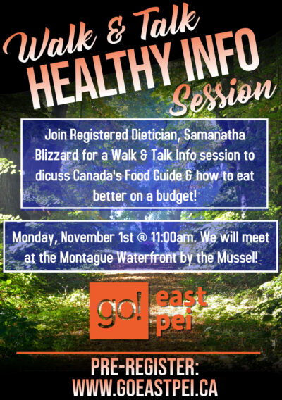 Walk & Talk Healthy Info Session
