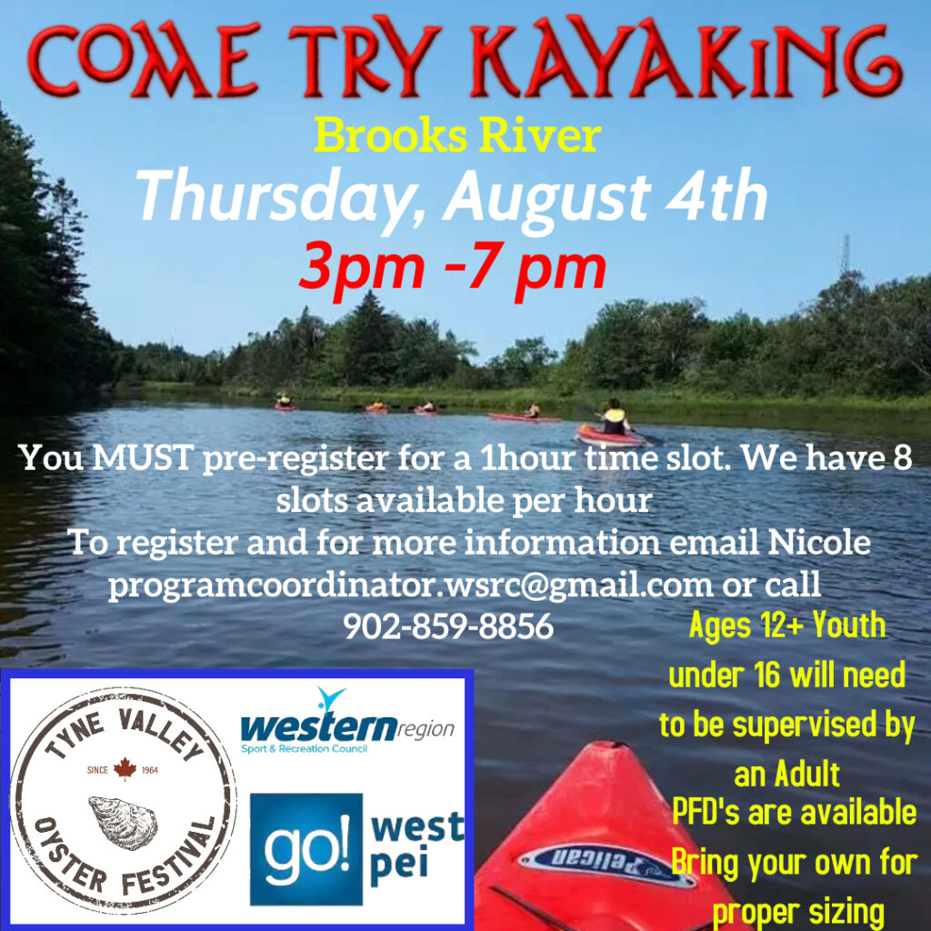 Tyne Valley Oyster Festival Kayaking (1) - Made with PosterMyWall