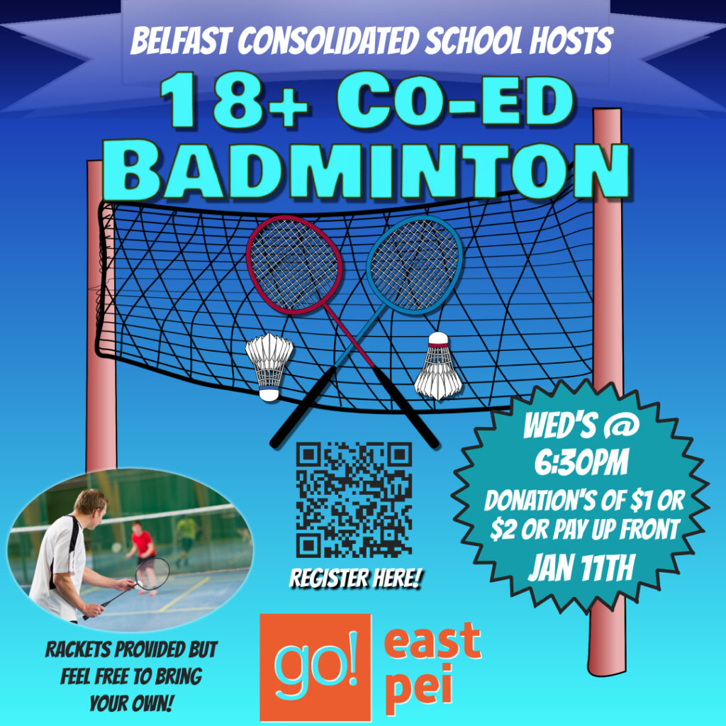 Co-Ed 18+ Badminton – Belfast